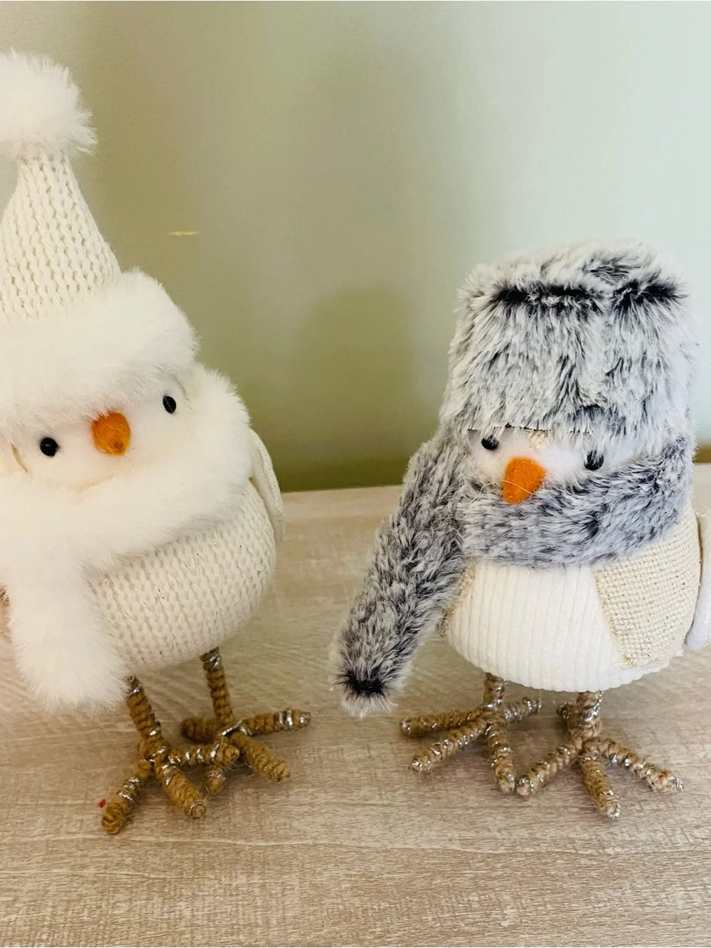 Target 2019 winter fabric bird friends Rue and Pepper holiday featherly pals
